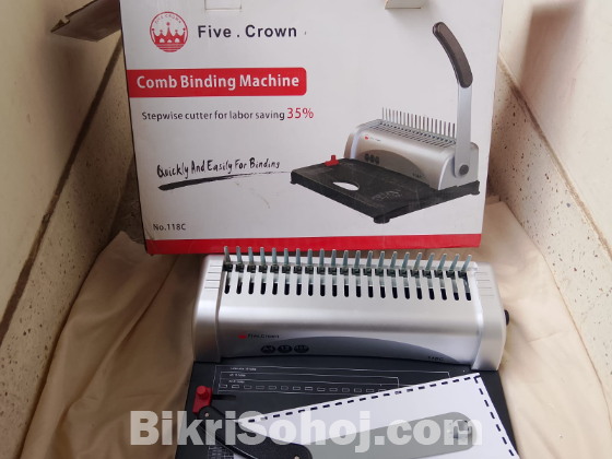 Comb Binding machine